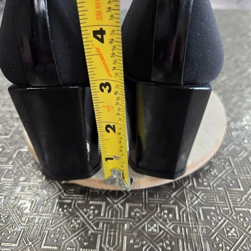 🐢 Stuart Weitzman Vintage Anna Black Pump Size 7.5